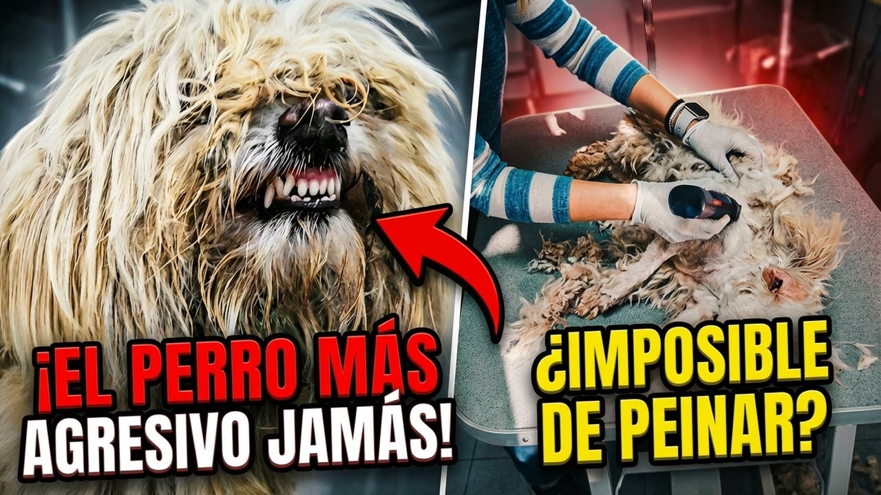 Este Perro Necesitaba Sedación para el Baño | Mira el Cambio