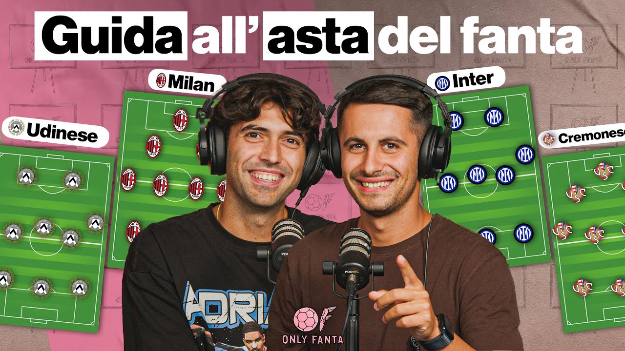 La Guida COMPLETA all&rsquo;Asta del Fanta 2025/26