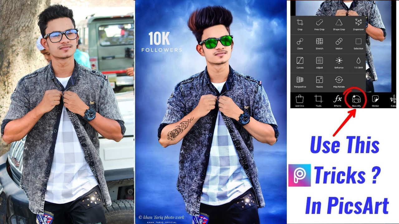 Picsart Smooth Skin Straight Hair Editing/ CB Editing In HD Picsart Tutorial/ Picsart Tricks 2018 HD