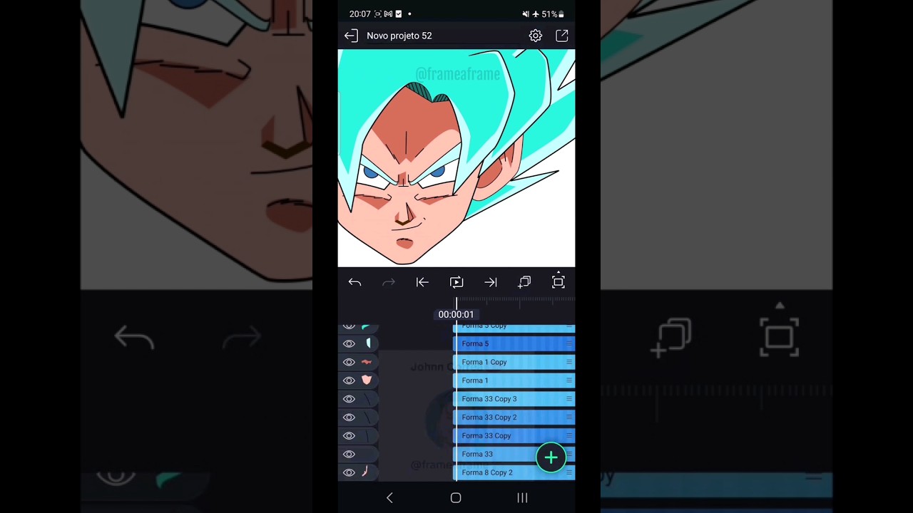 Desenho vetorial no alightmotion