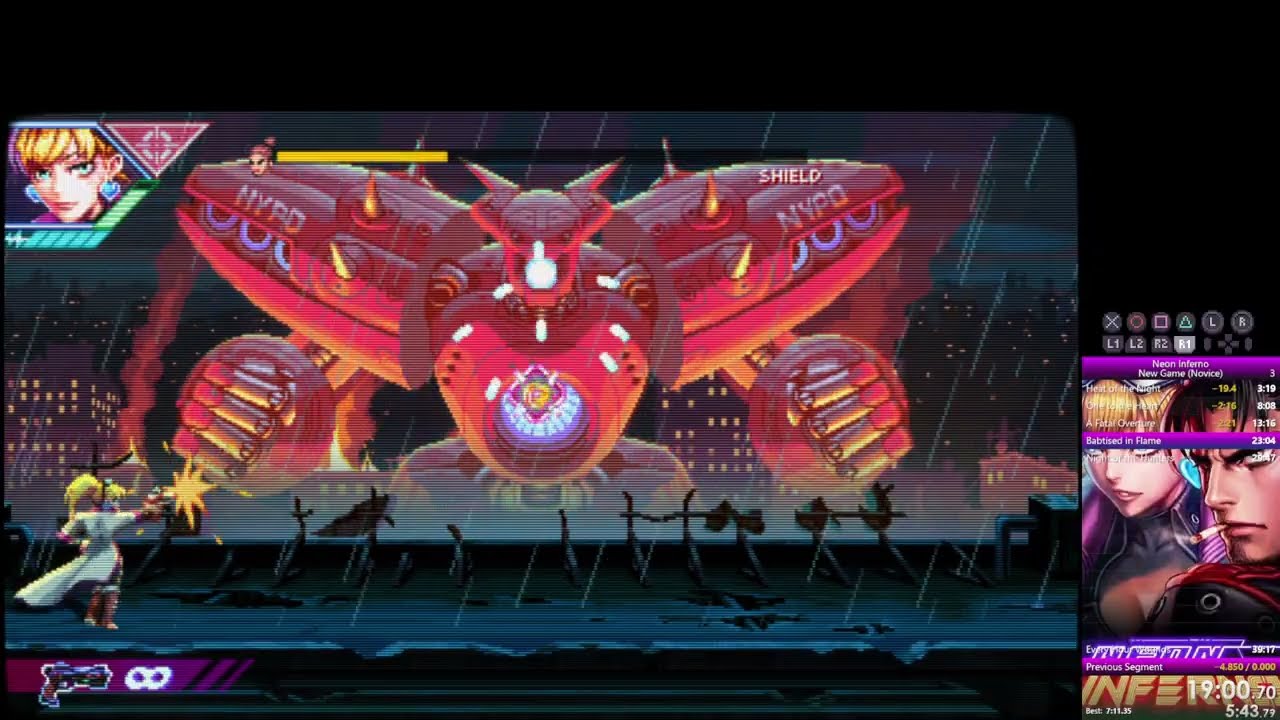 Neon Inferno | New Game (Novice) | 36:08:31 (WR)