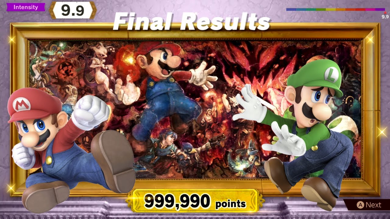 Luigi's Classic Mode 9.9 | 2 Players | Super Smash Bros. Ultimate