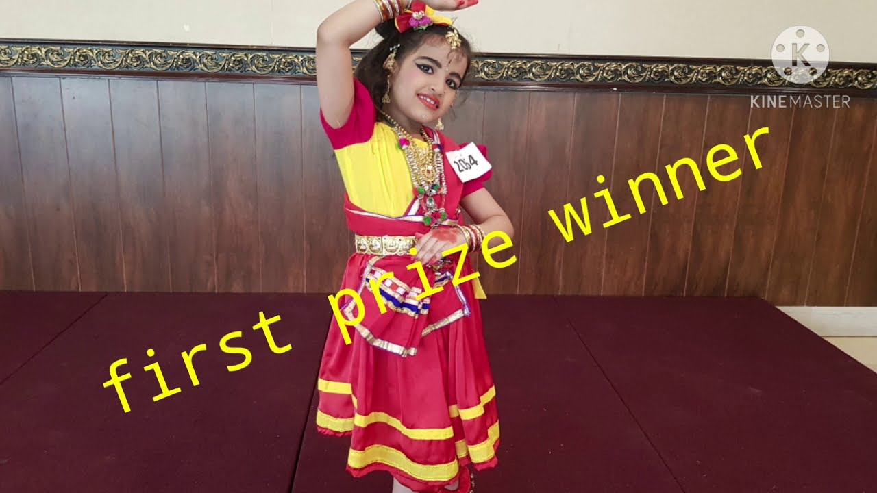 First prize winner Evangeline on christian devotional folk dance
