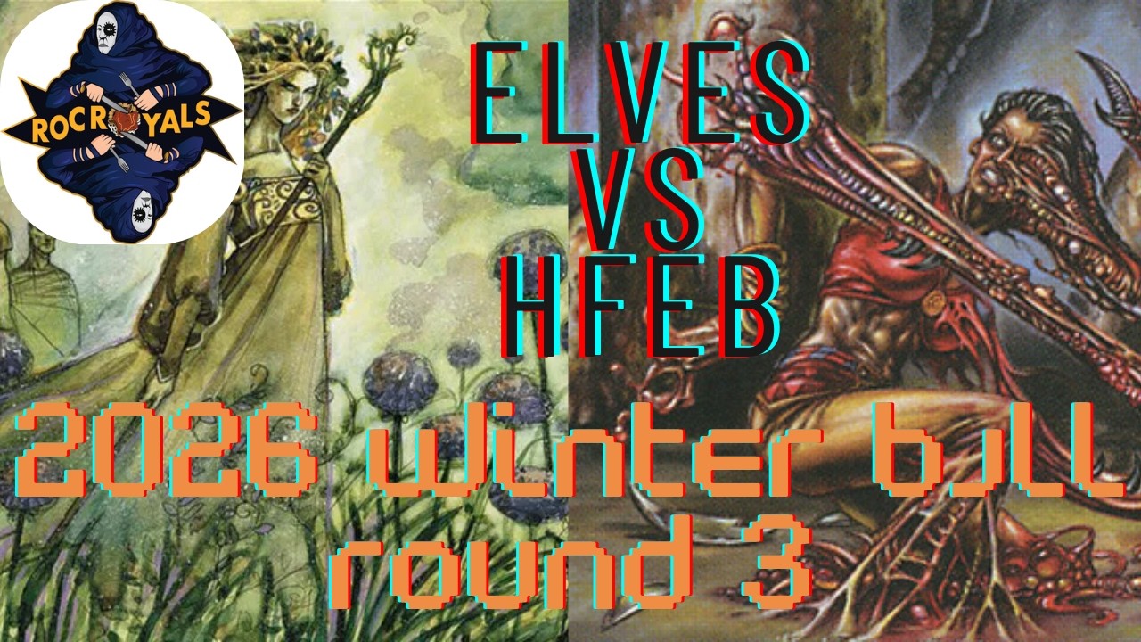 Зимний бал 2026, 3 раунд, Эльфы против hFEB | Геймплей в бумажной версии MTG (Premodern) | Импуль...