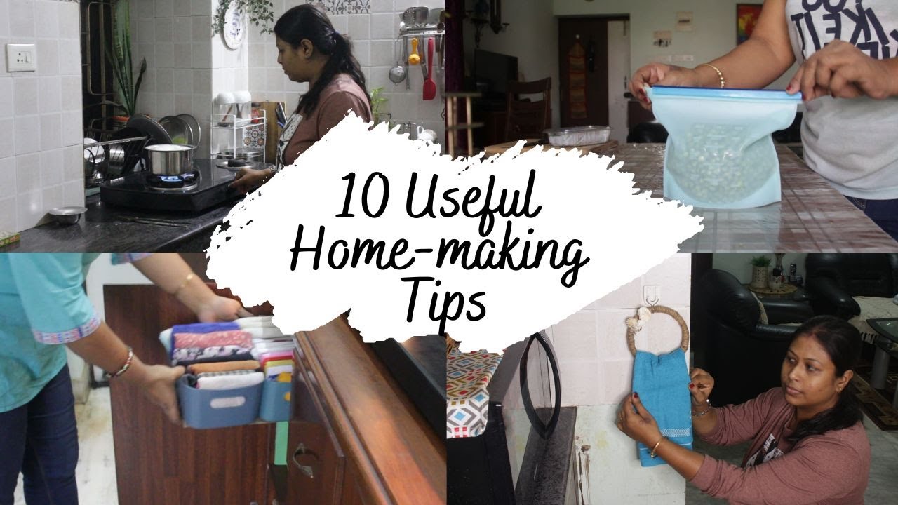 10 Useful Homemaking Tips & Tricks-EASY Home Hacks-NO COST HOME & KITCHEN ORGANIZATION IDEAS/HACKS