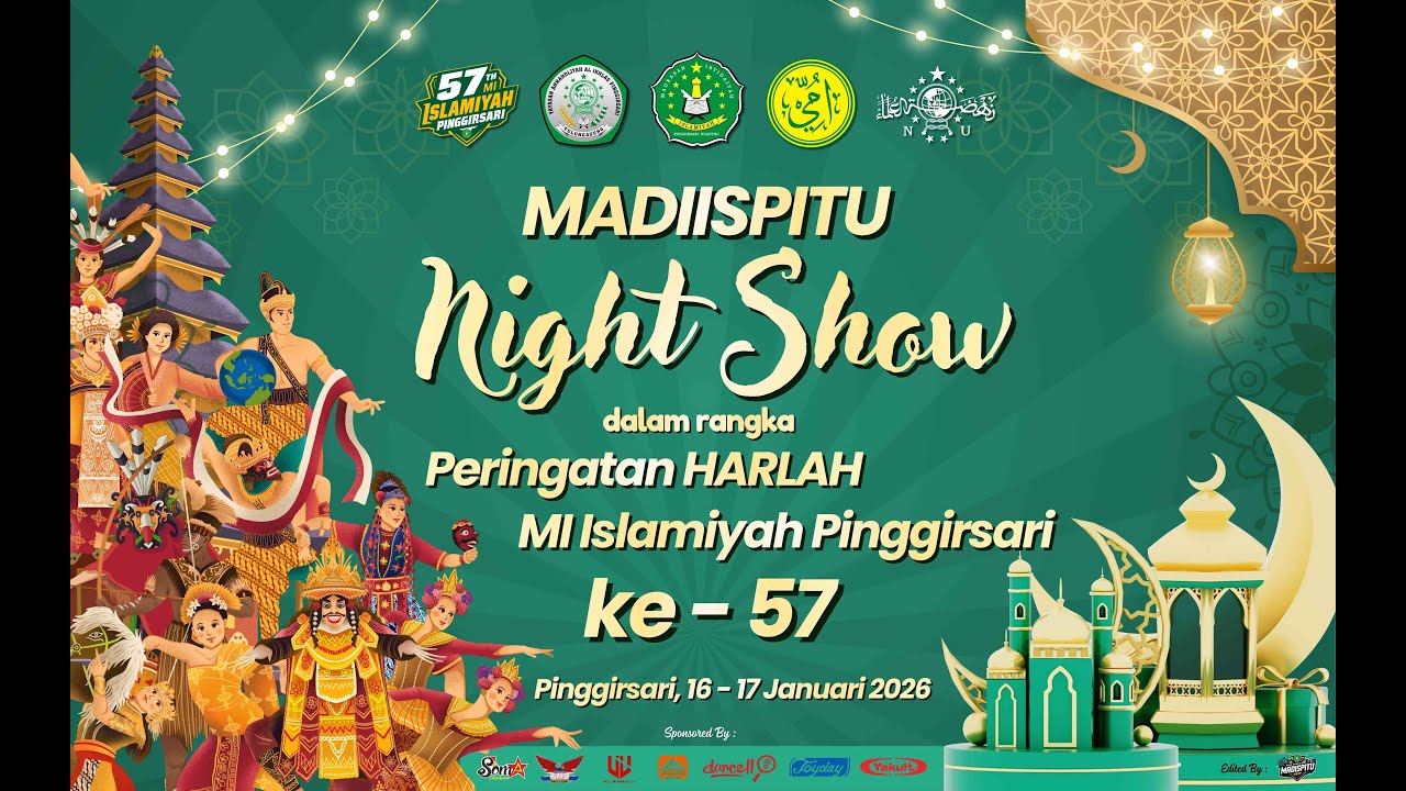 HARLAH MI Islamiyah Pinggirsari ke -57 (Bazar, Pentas Seni dan Festival Sholawat TK/RA) Tahun 2026
