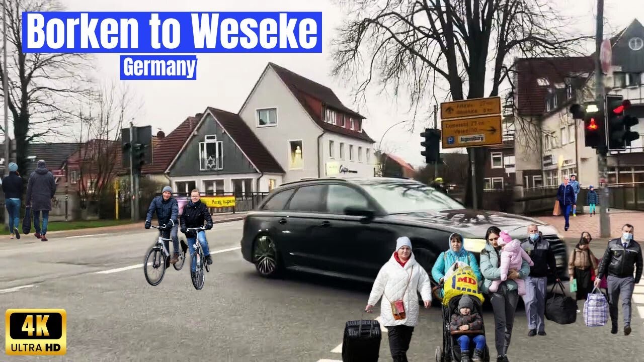 E-Bike Ride 🇩🇪: Borken to Weseke, Germany | The Beauty of Borken City, Germany