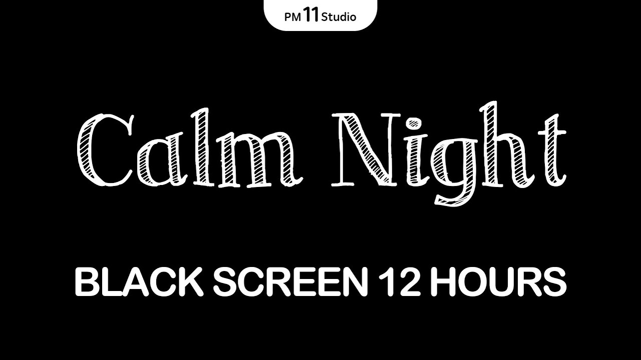 12 Hours Relaxing Sleep Music | Sleeping Music for Deep Sleeping | Black Screen