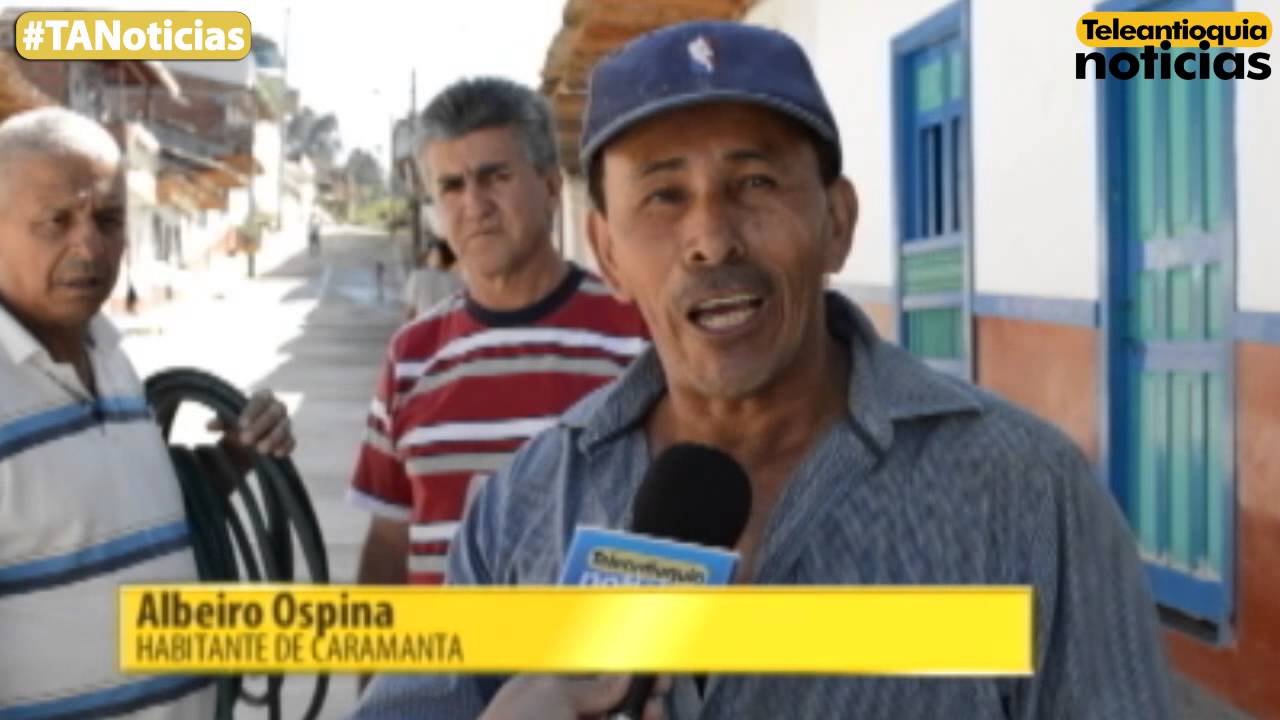 Habitantes de Caramanta disfrutan de la renovaci&oacute;n de las v&iacute;as urbanas del municipio