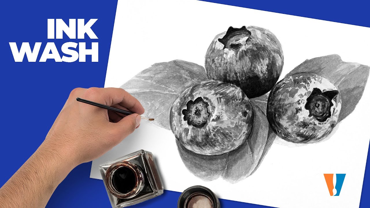 Ink Wash - How to Paint with Ink