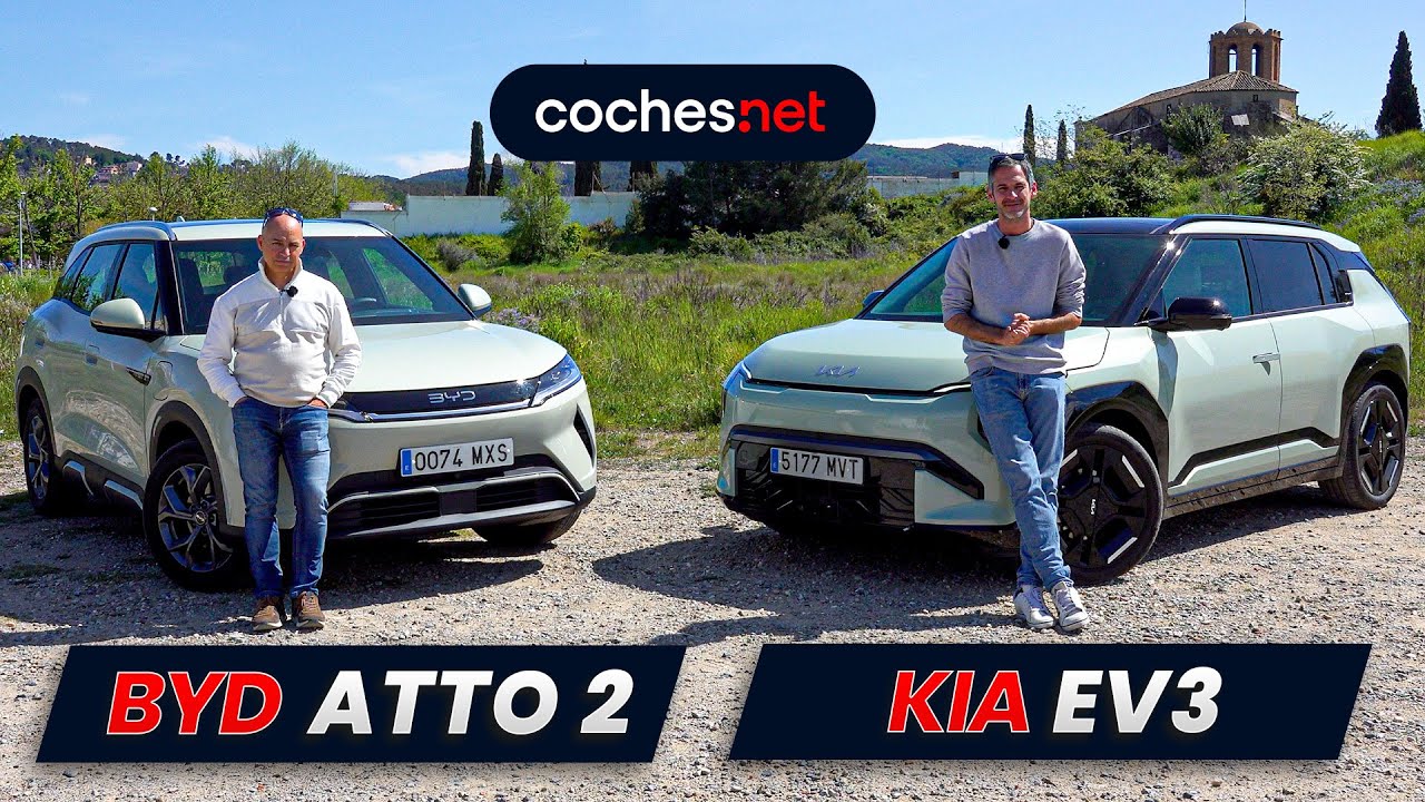 BYD Atto 2 vs Kia EV3 | Prueba / Test / Review en español | coches.net