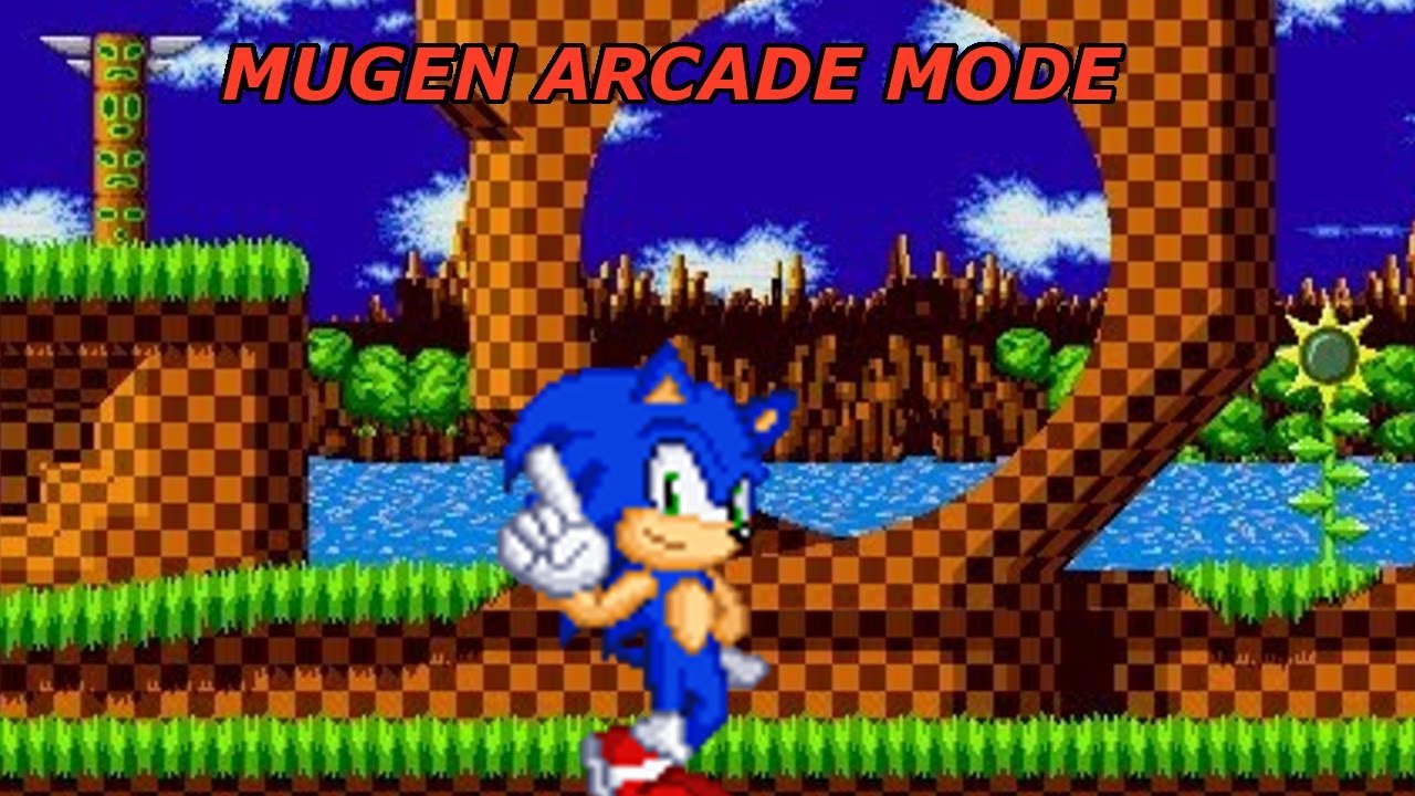 MUGEN Arcade Mode With CvTW Sonic