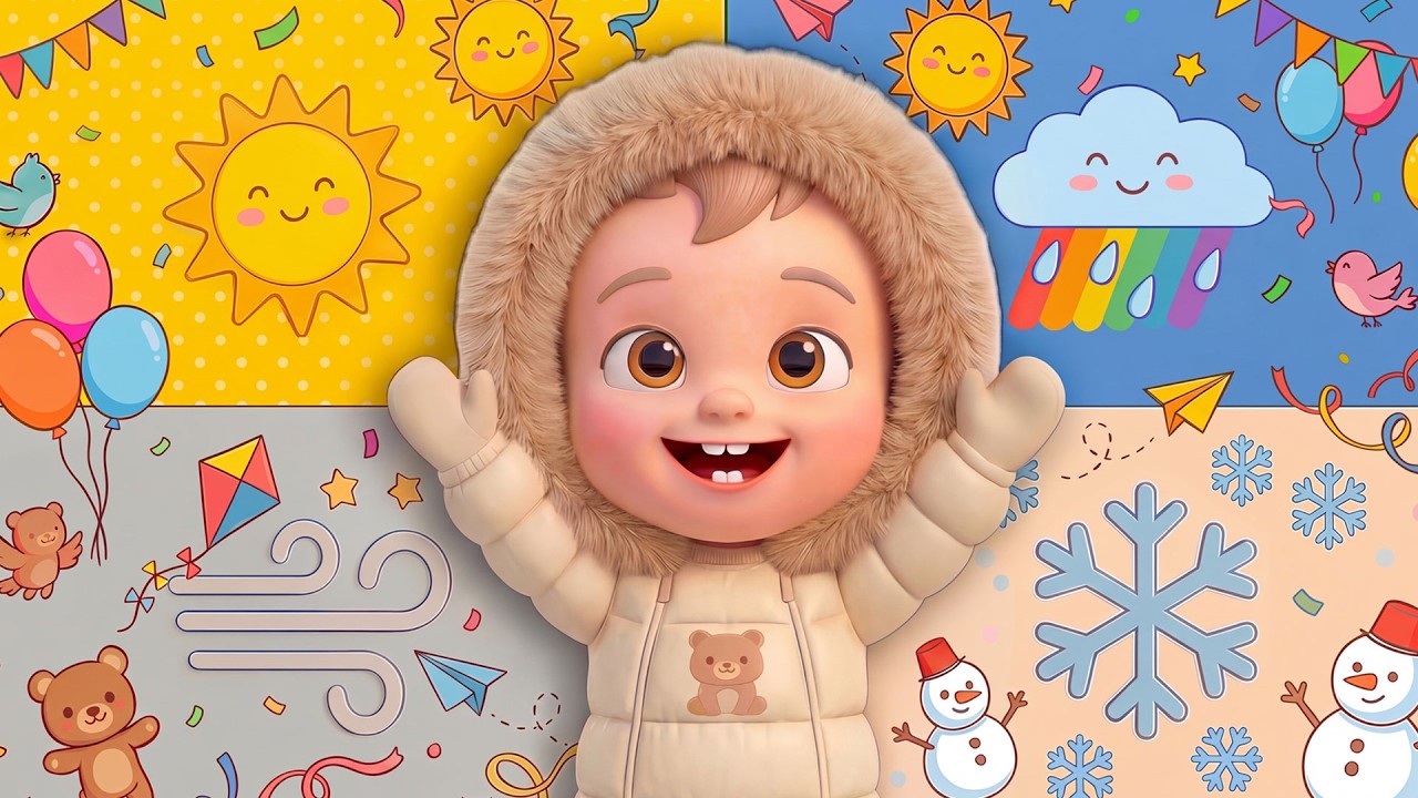 How‘s the Weather Today? Learn about weather ☀️🌧️ | Song for preschool learning | SuperDooper Kids