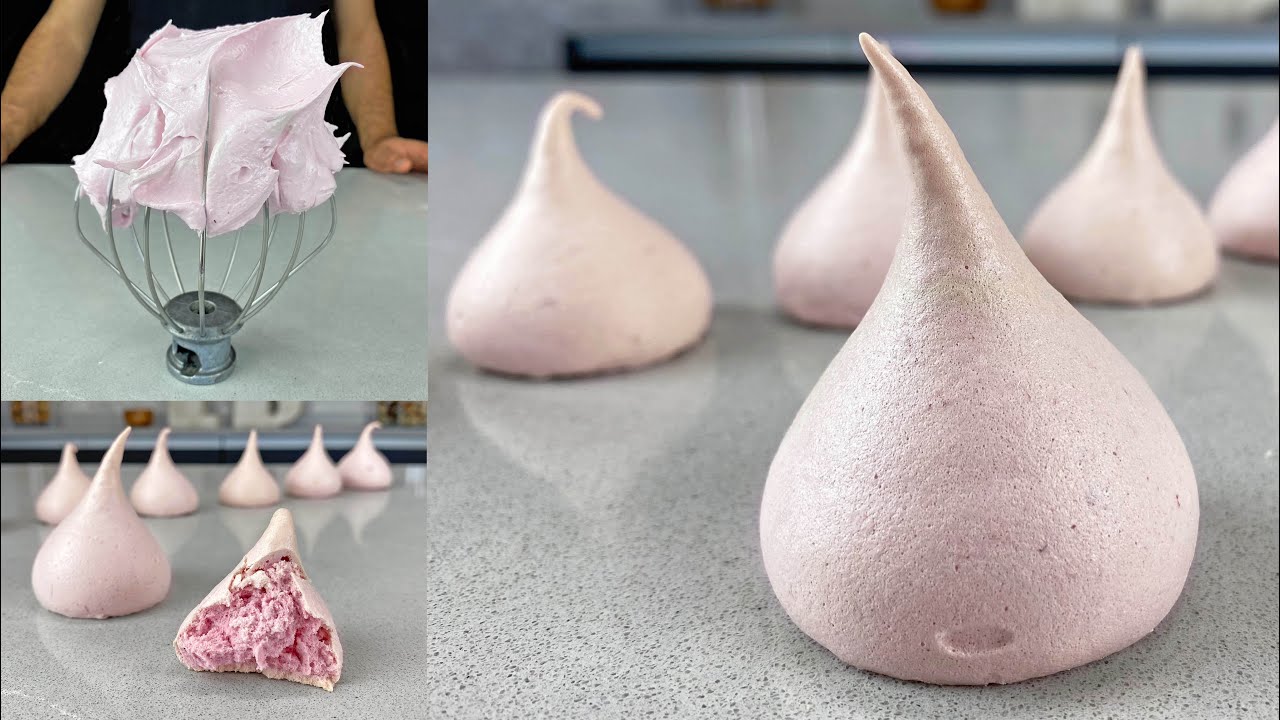 Merengue de Frambuesa con Albúmina /  Raspberry Meringue (with Albumin)