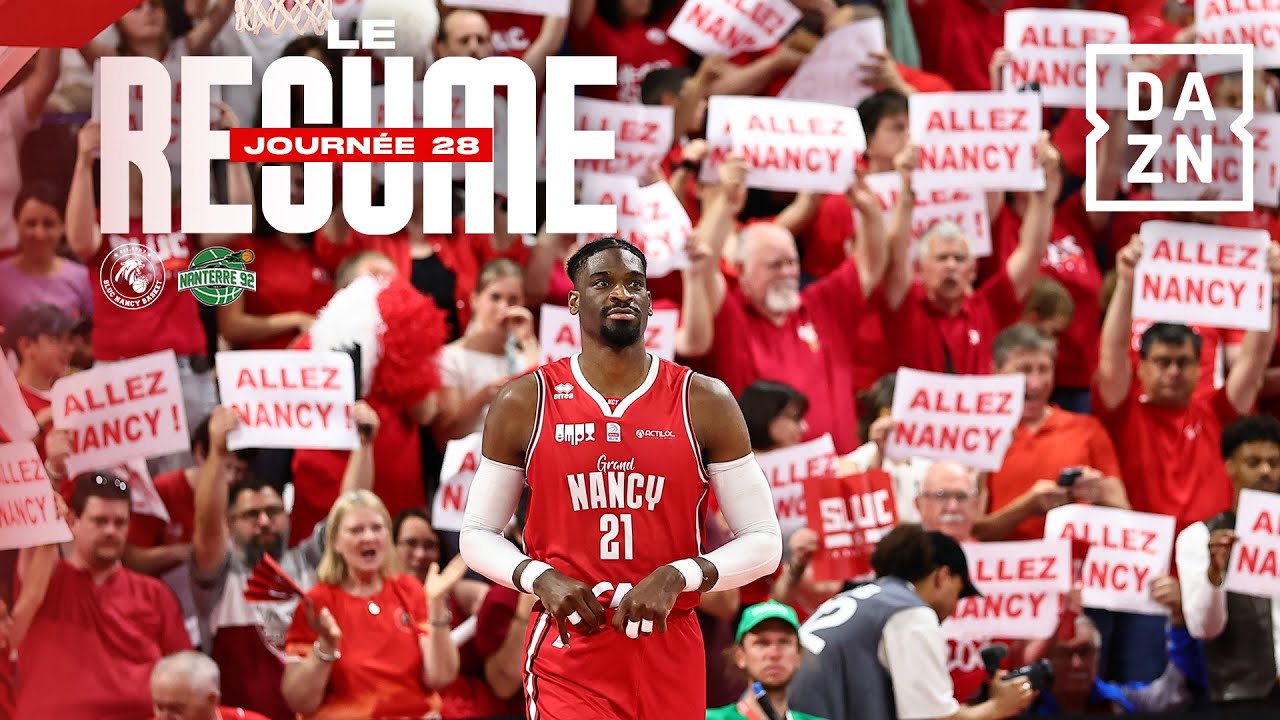 Résumé :  SLUC Nancy Basket vs Nanterre (28ème Journée Betclic Elite)