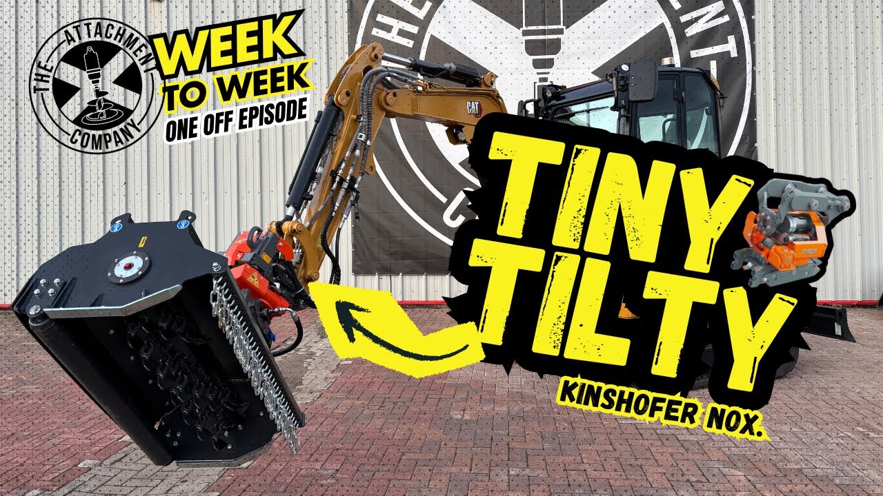 Insane Mini Excavator Setup! CAT 302.7 with TR025 Tiltrotator & Cangini TC-1 Flail Install