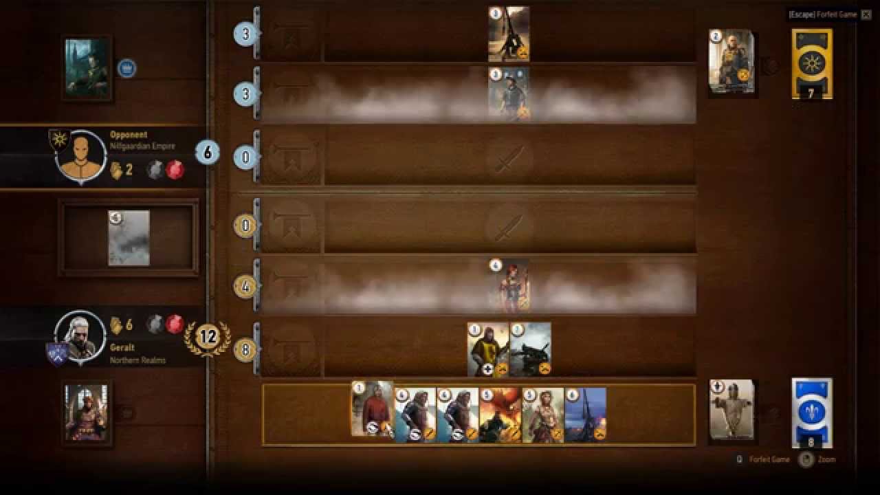 The witcher 3 : Gwent #3 (Use of Clear Weather Card)
