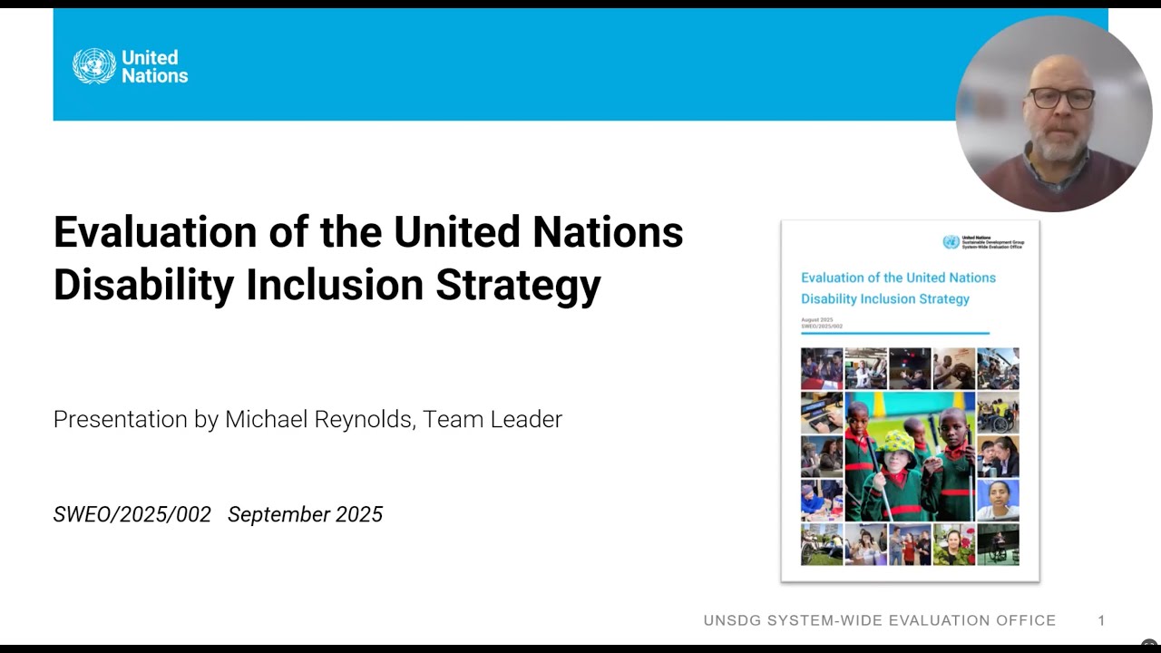 Evaluation of the United Nations Disability Inclusion Strategy
