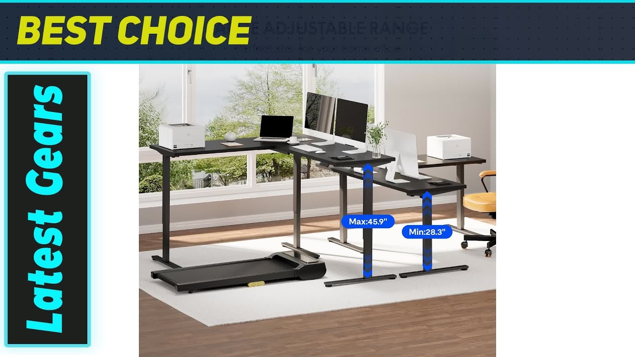 FLEXISPOT 71 x 63 Reversible L-Shaped Corner Standing Desk The Ultimate Command Center?