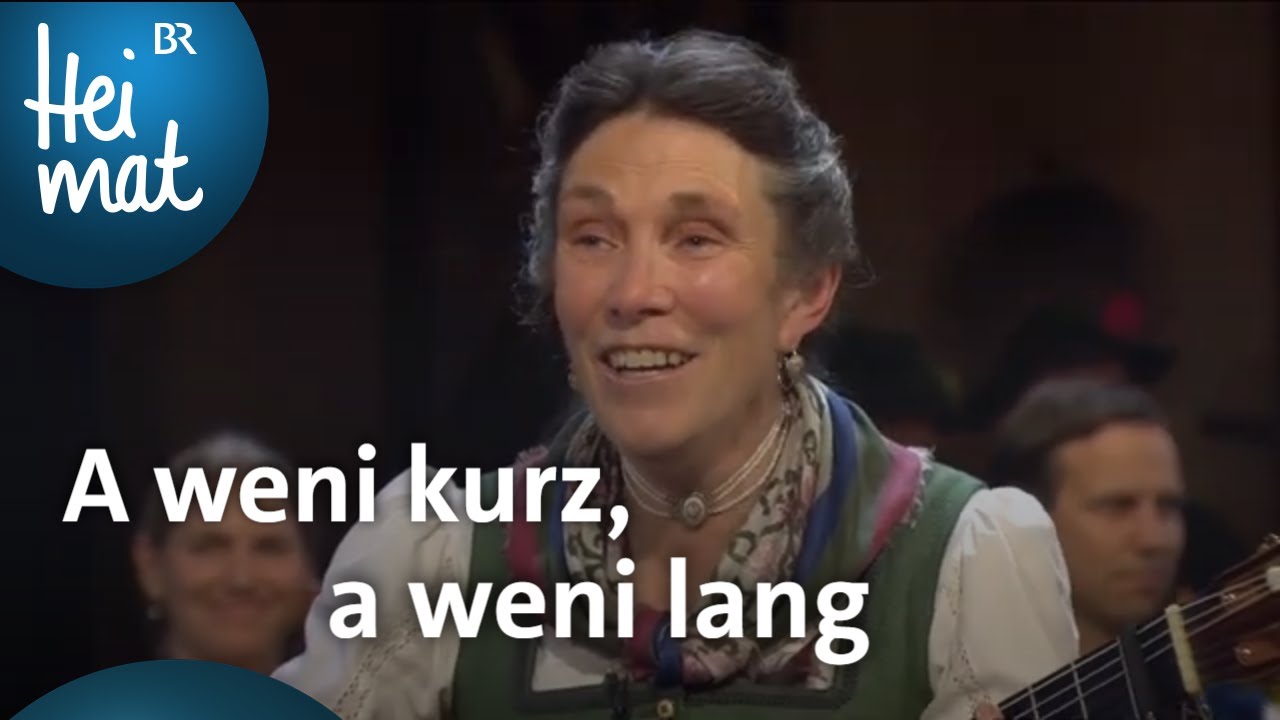 Sunnseitn Viergsang: A weni kurz, a weni lang | Musikantentreffen | BR Heimat -Volksmusik