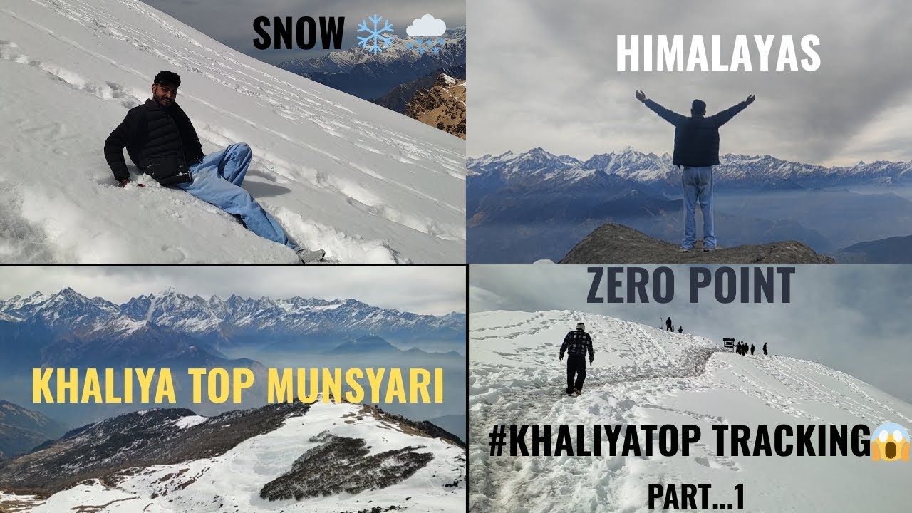 Khaliya Top Munsyari Trekking | Snow, Himalayas & Zero Point | Part 1 🏔️❄️