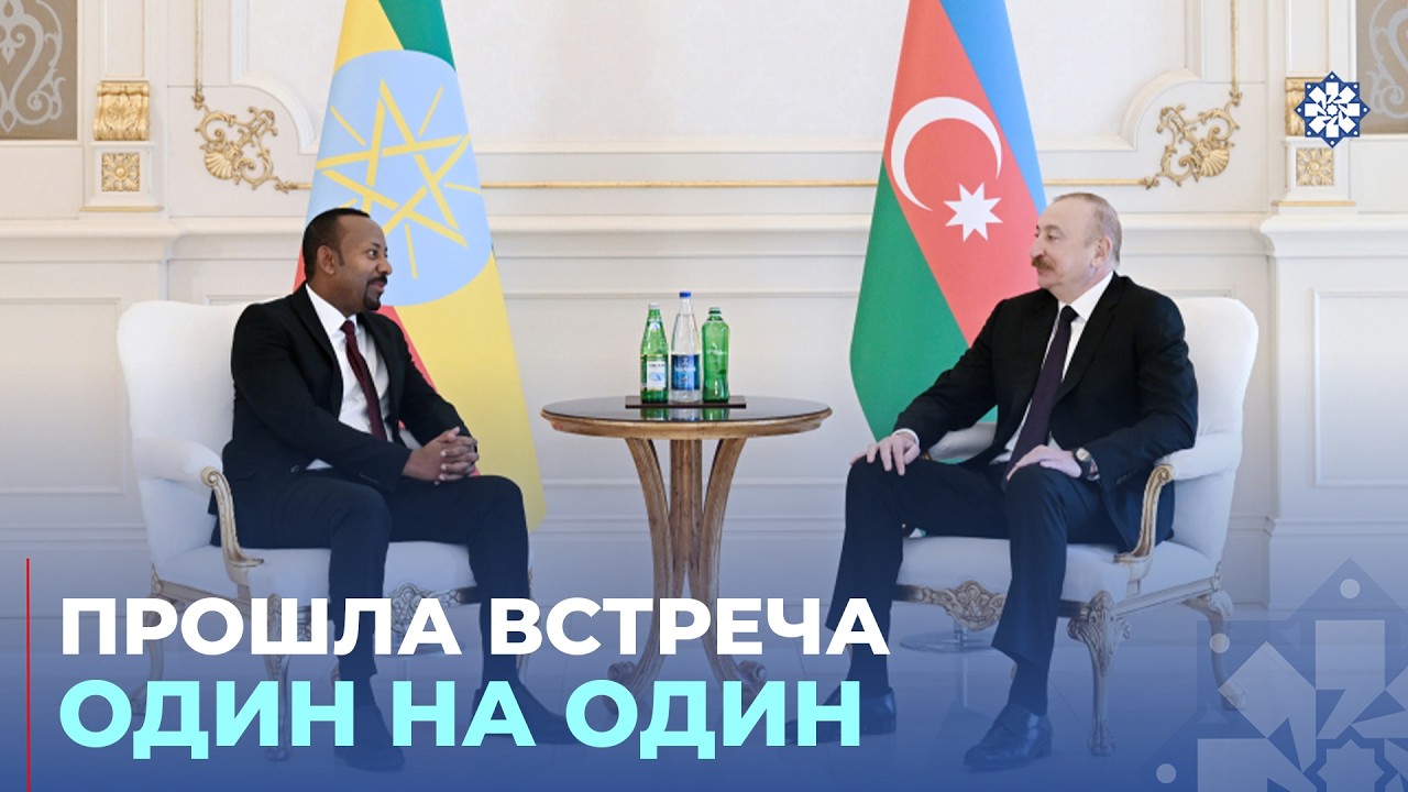 Состоялась встреча Президента Ильхама Алиева с Премьер-министром Эфиопии один на один