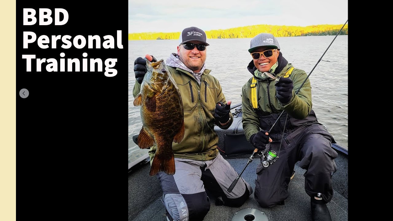 Sean Jones PB Smallmouth Bass on a BBD Personal Training Session