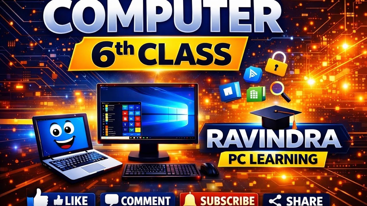 Computer class 6, basic #ravindrapclearning computer 🖥️ basic class 