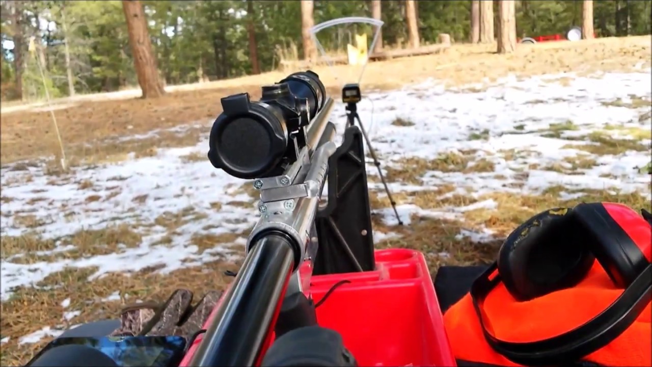 .50 Caliber PCP Air Rifle 1024 FPS! And Soda Bottle Destruction...