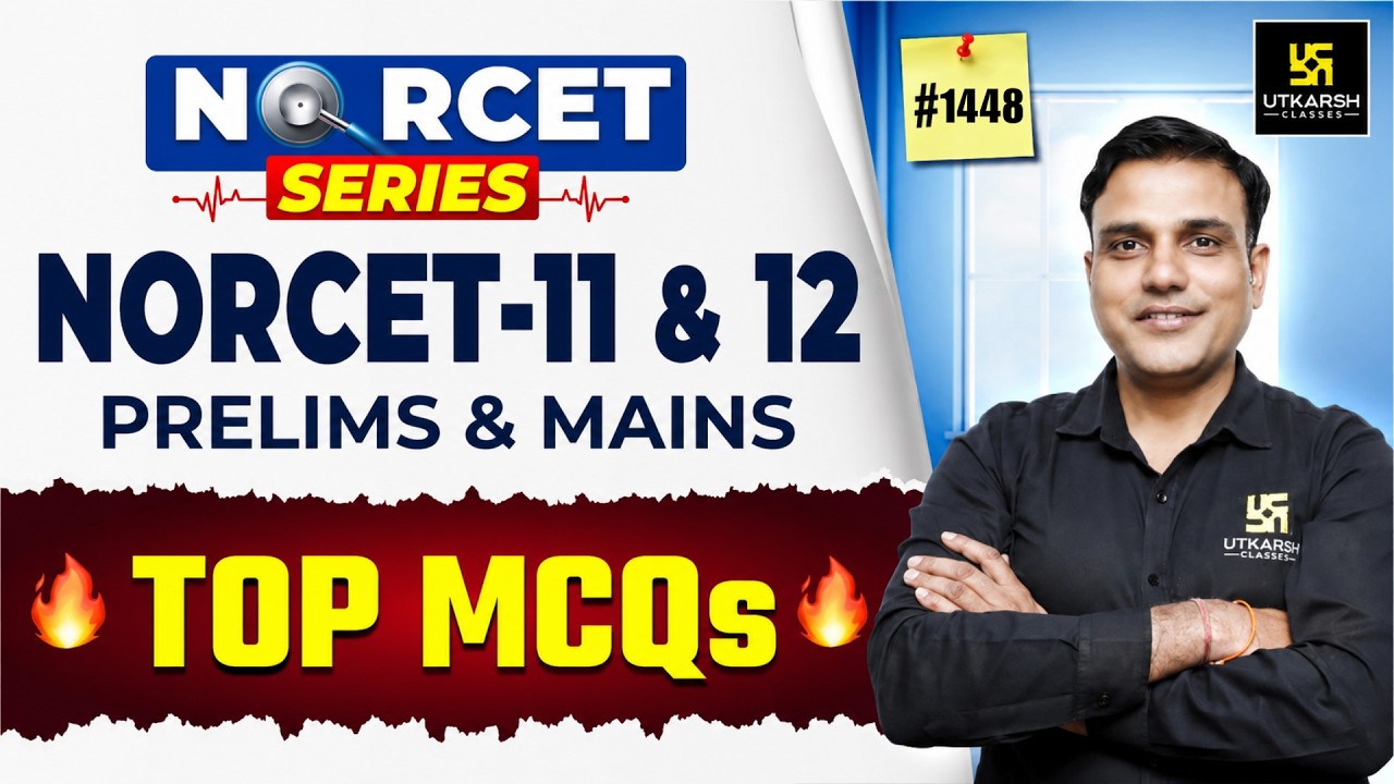 NORCET Series #1448 | MSN, PEDIA, PHARMA | NORCET PYQs | NORCET 11 + 12 & All Nursing Exams