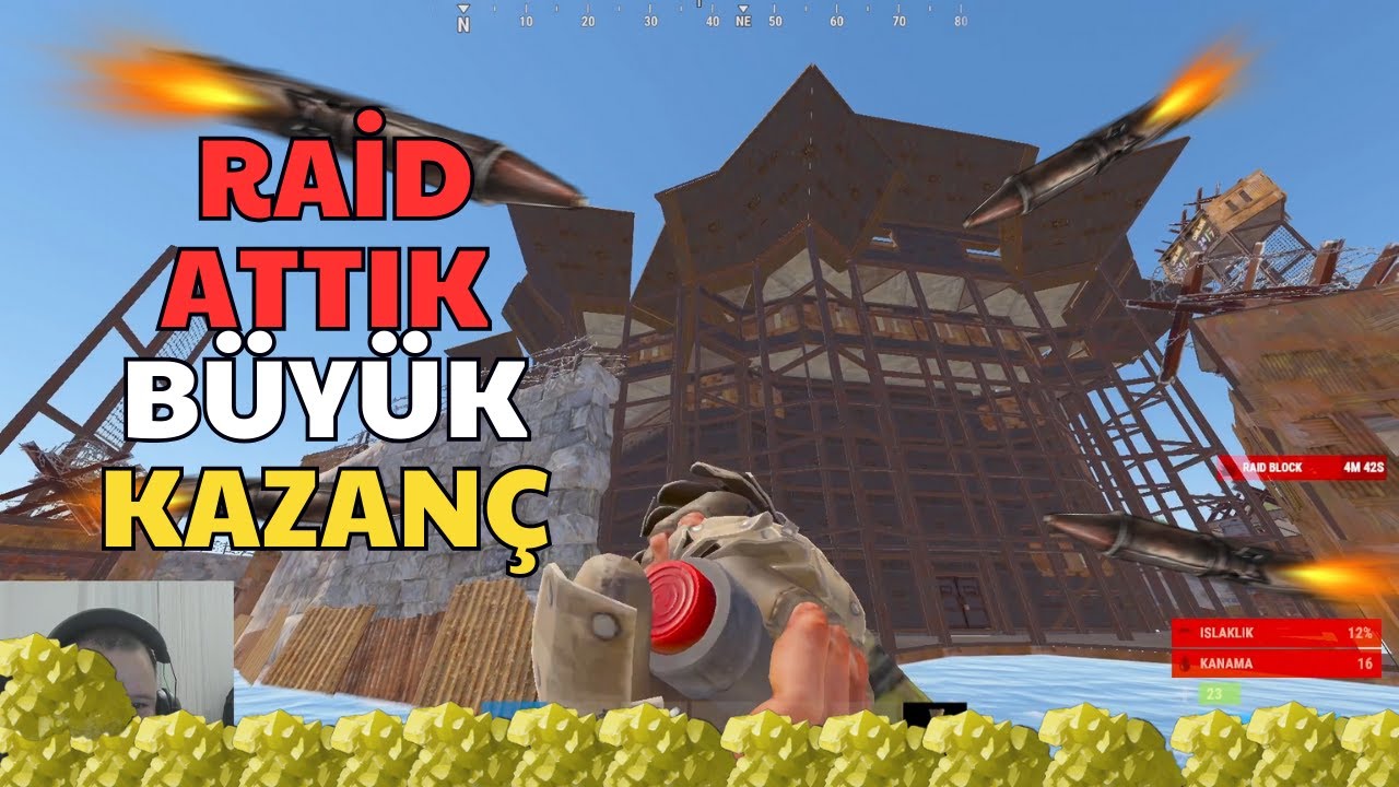 Rust Türkçe - Clan Base'sine Online Raid Attık: Büyük Loot Aldık!