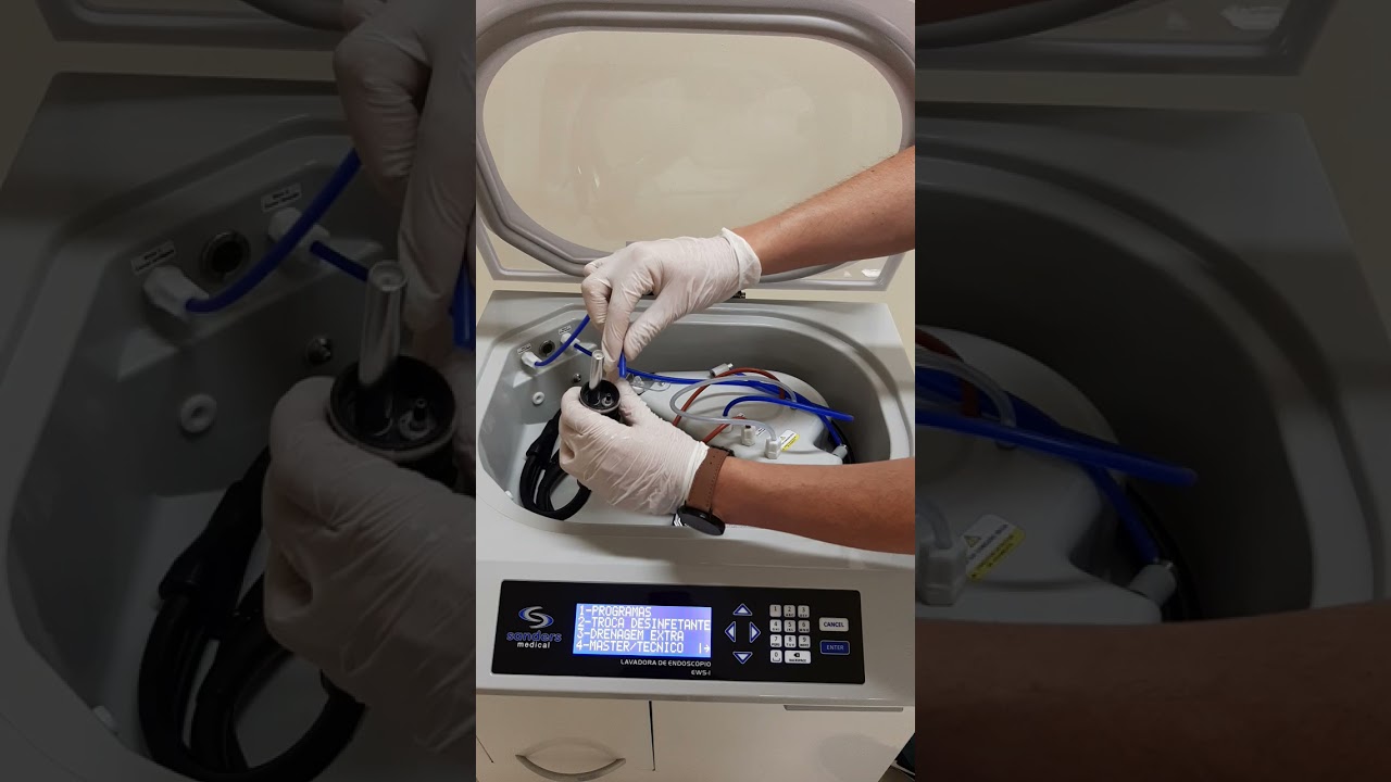 Conexão endoscópio a lavadora EWDS I