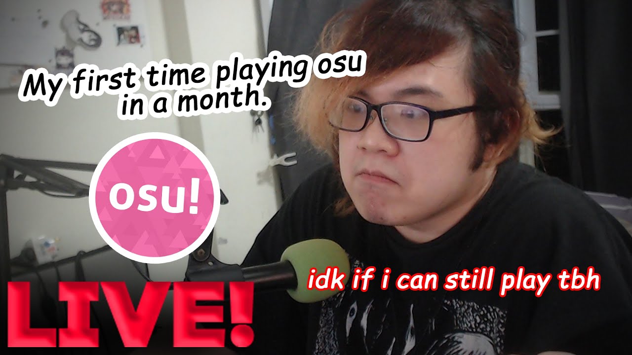my first time playing osu! in months (I don't know if I can still play.)
