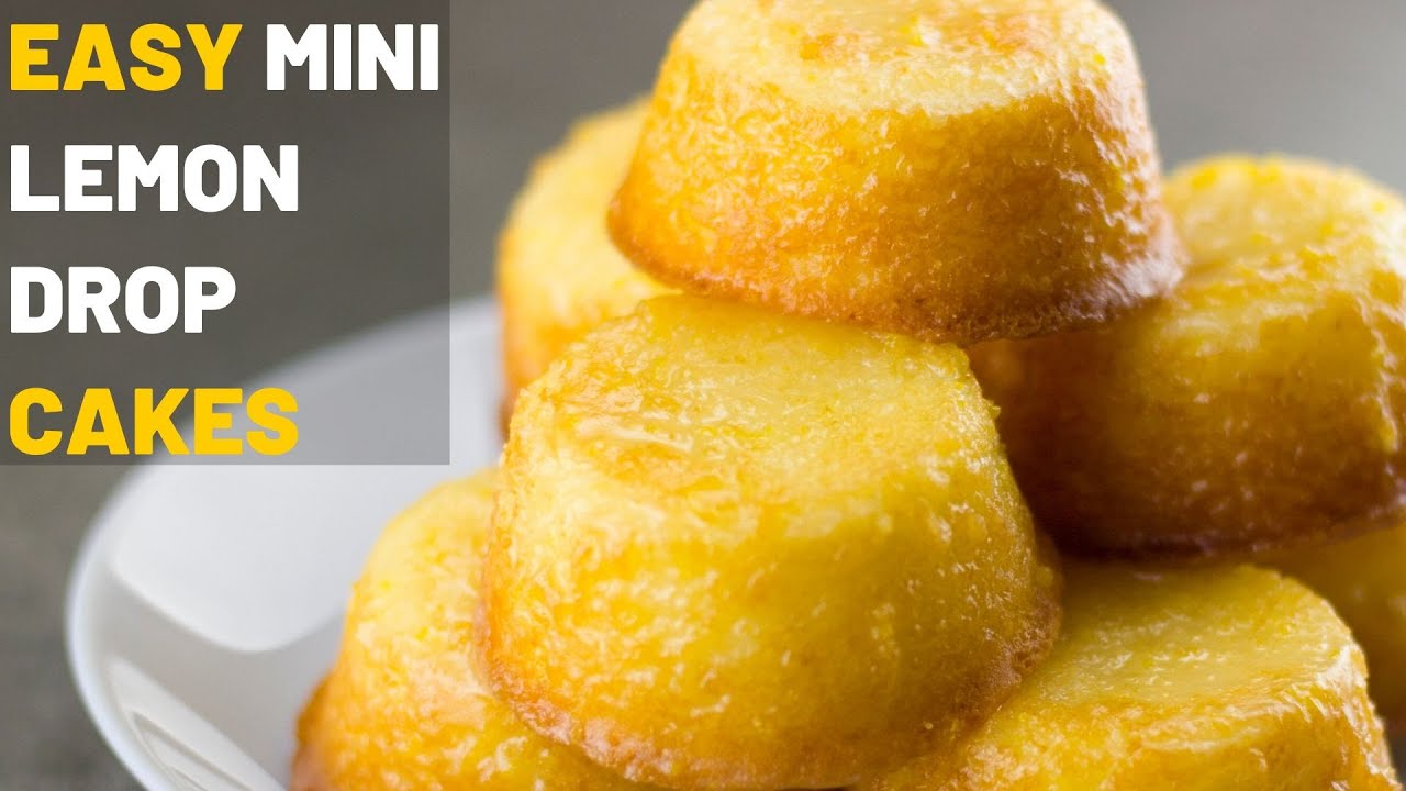 EASY MINI LEMON DROP CAKES RECIPE - 100KRECIPES
