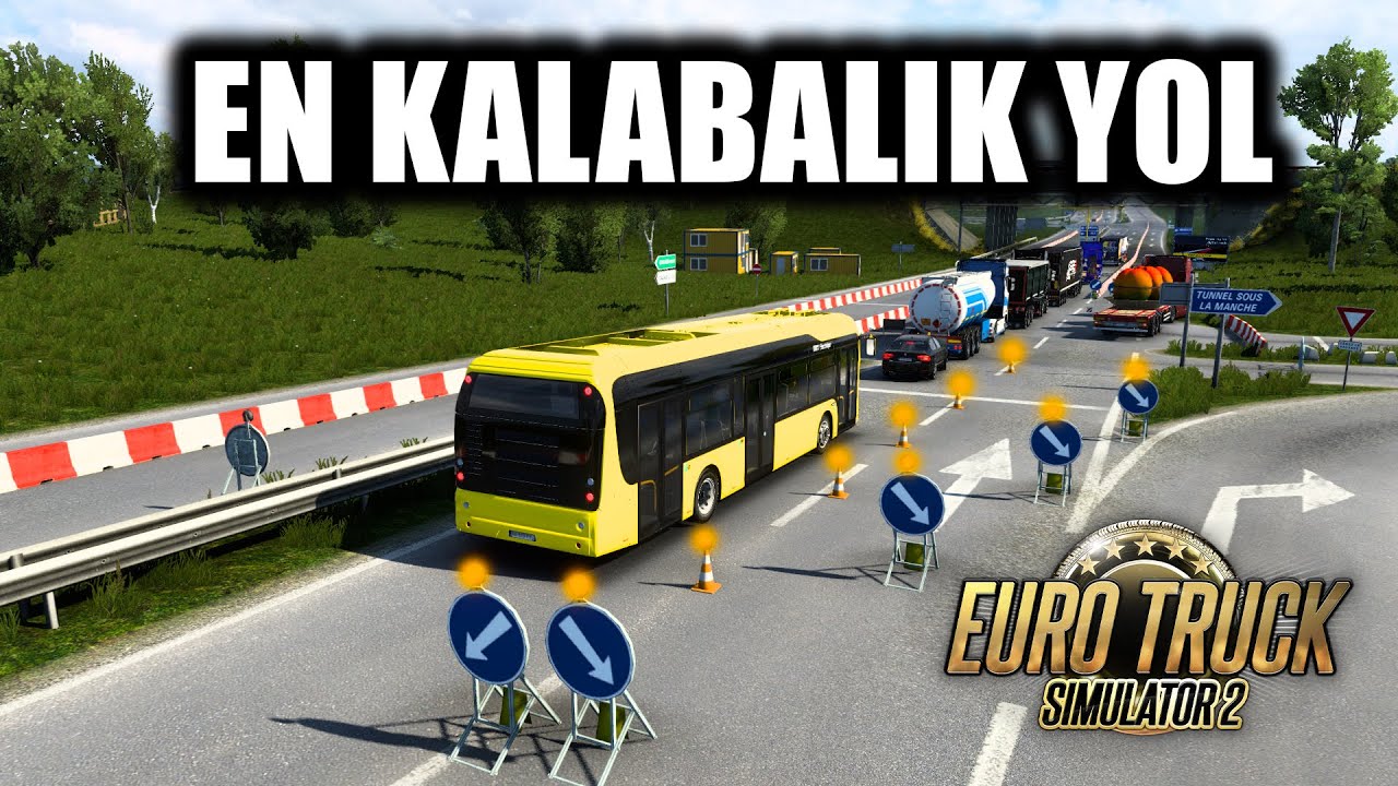 BELEDİYE OTOBÜSÜ SÜRDÜM !! YOL YAPIM ÇALIŞMASI | YOLLAR KALABALIK | ETS2MP