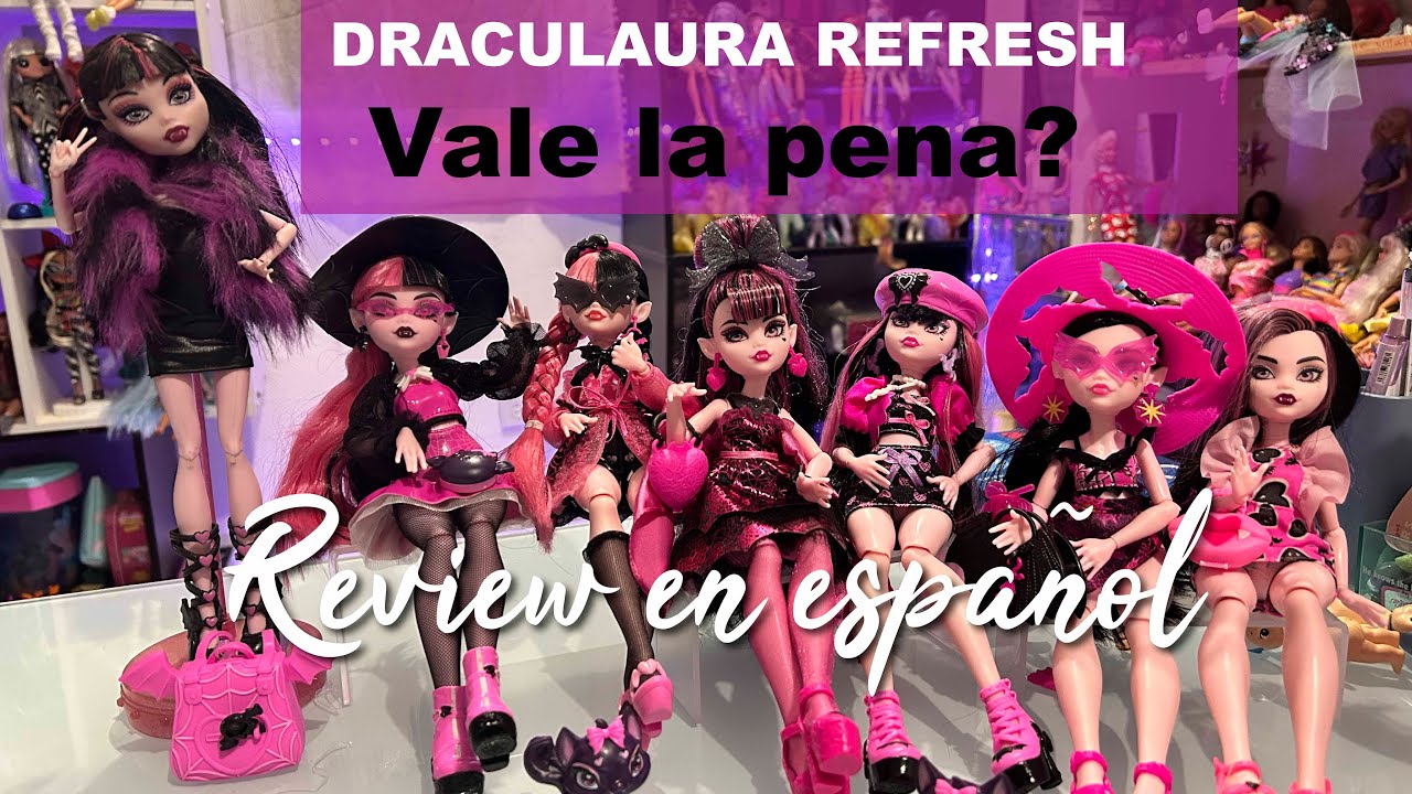 ABRIENDO NUEVA MONSTER HIGH G3 DRACULAURA REFRESH, VALE LA PENA? VS DRACULAURA G3 CORE