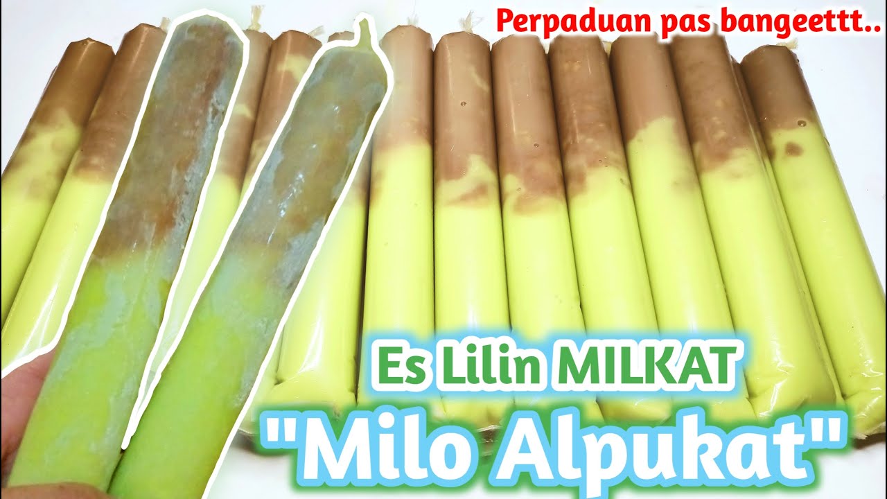 Es Lilin/Es Mambo Milo Alpukat MILKAT || Ide Jualan 1000an Pasti Laris Manis dan Untung Banyak