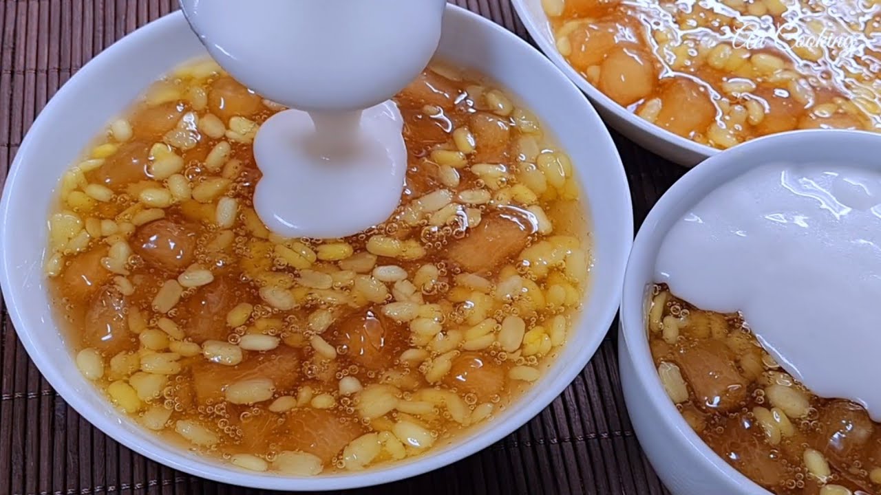 Nấu CHÈ BƯỞI theo cách này, không bóp muối, không luộc cùi bưởi trước. [ update video có tiếng ]