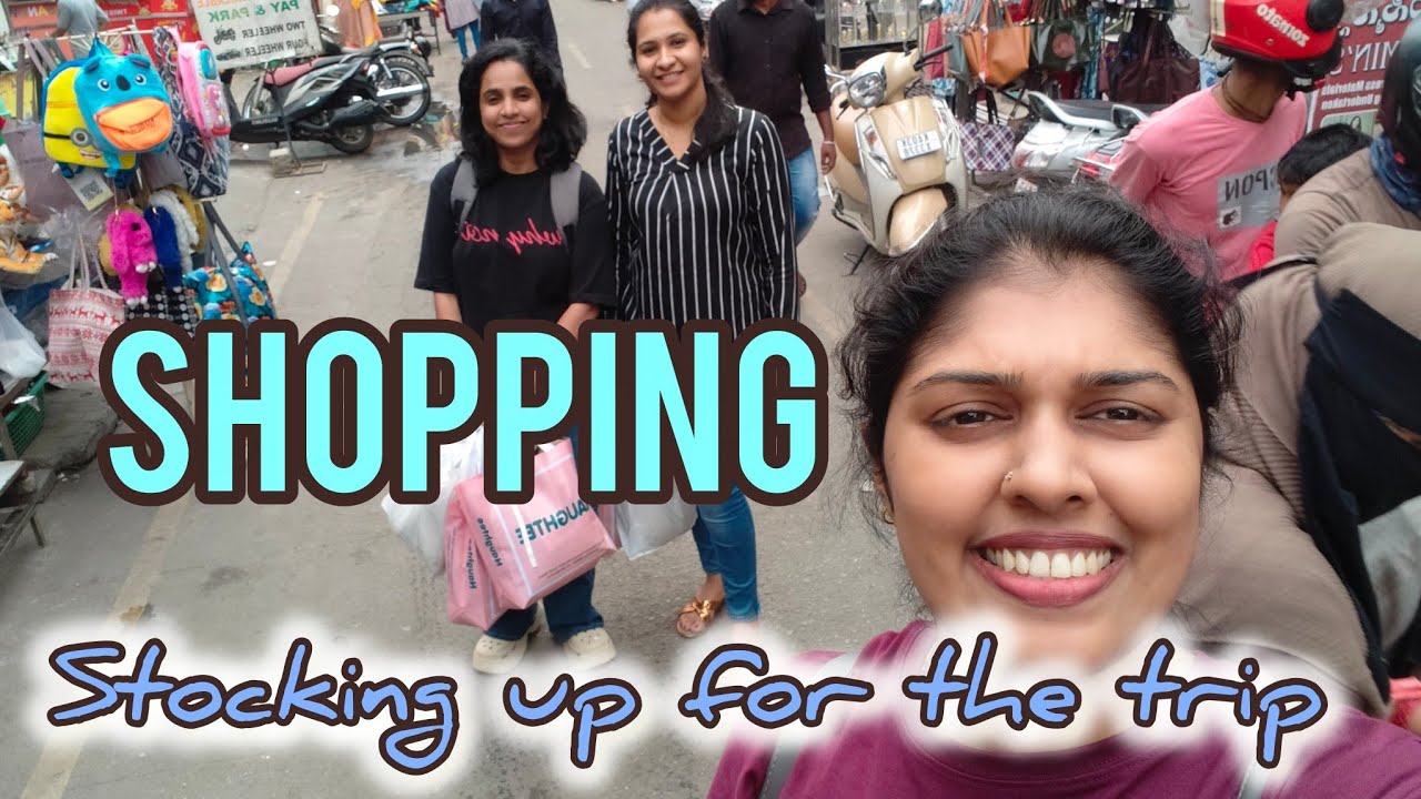 Shopping for our First Girls trip🤩/Guess the place?/very much excited for this trip/💃👯🧳
