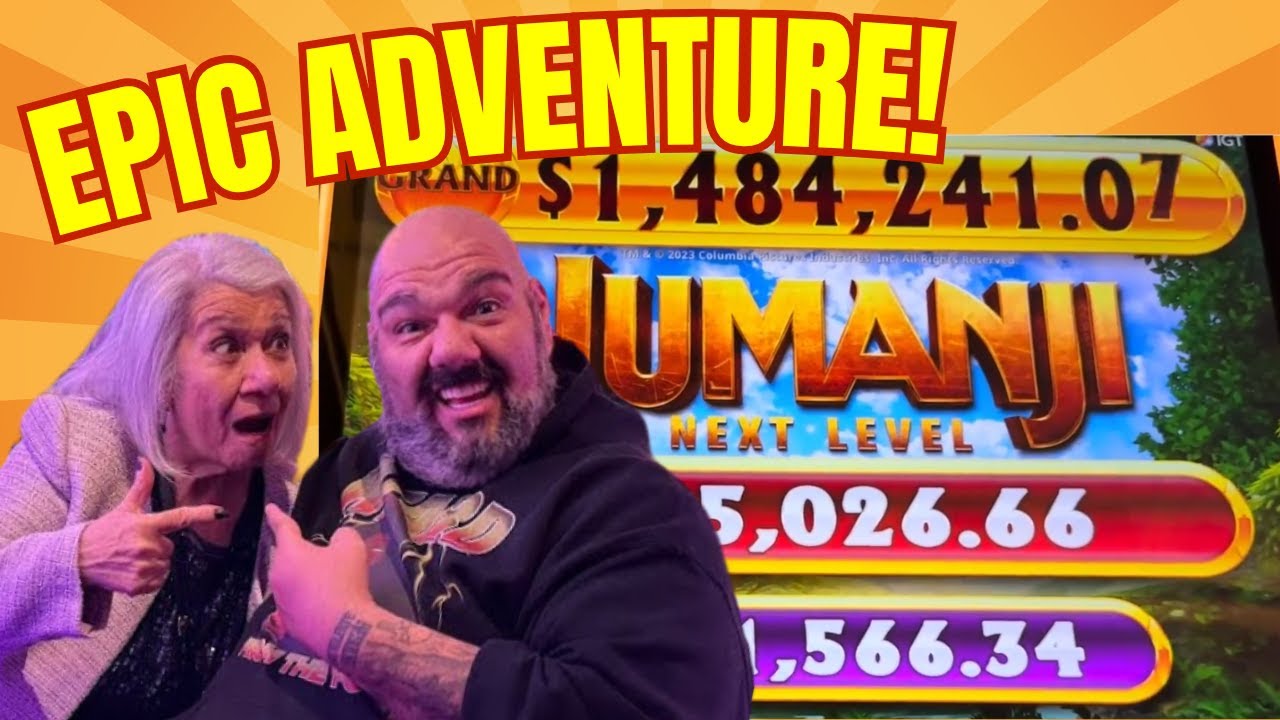 JUMANJI SLOT ADVENTURE WITH THE FAMILY FAMILY PICKER!! with VegasLowRoller and MaVLR