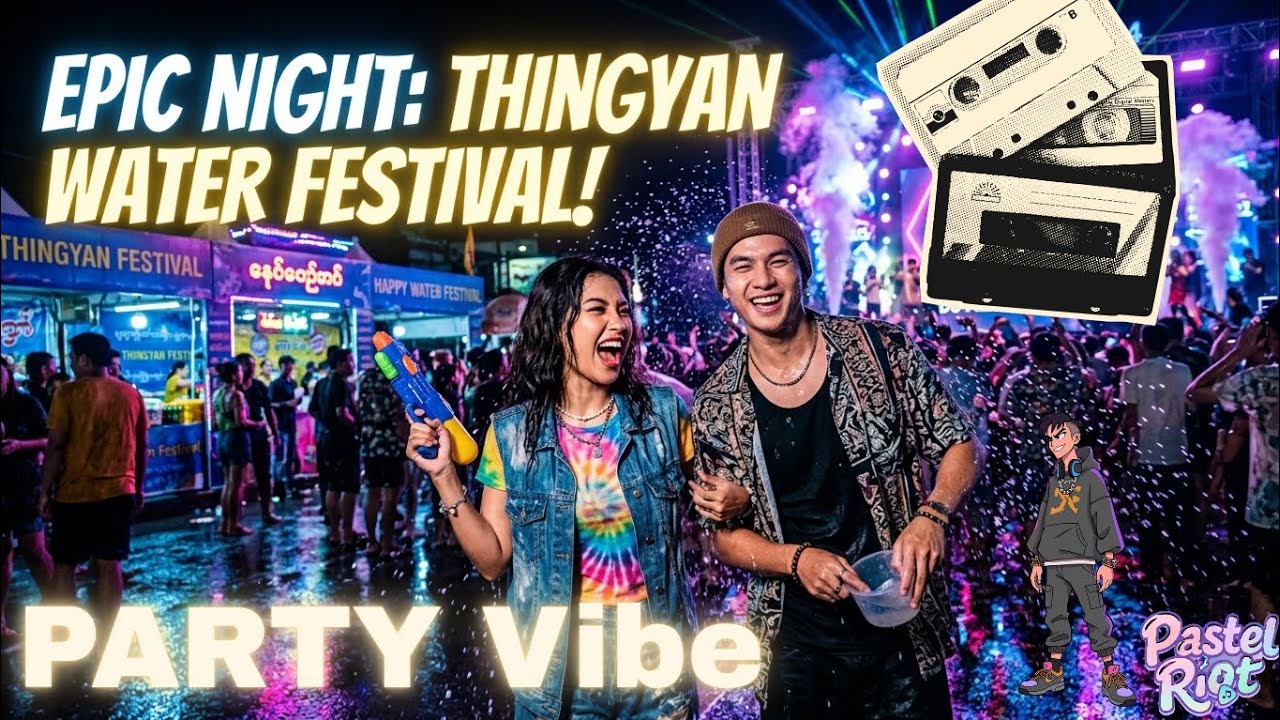 Thingyan Drip Vibe @pastelriotmusicband#DJRemix #DanceChallenge #FestivalVibes#PartyVibes#MusicTrend