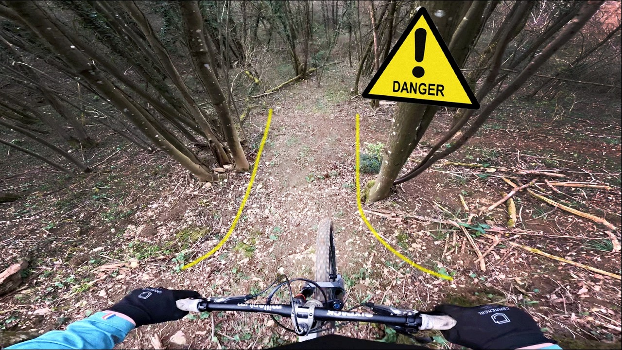 FREERIDE EXTRÊME en VTT ENDURO et GROSSE CHUTE dans les monts d'or