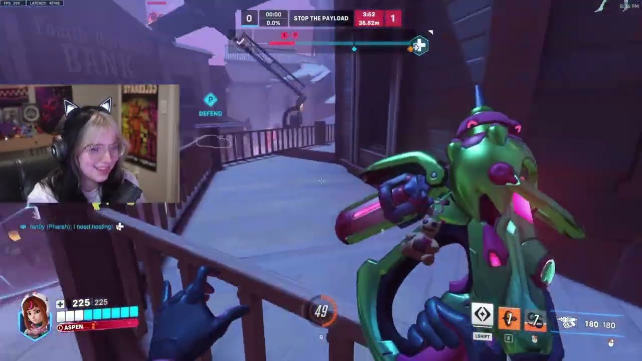 ASPEN KIRIKO + JUNO GAMEPLAY | HOLLYWOOD | OVERWATCH 2 SEASON 13 TOP 500