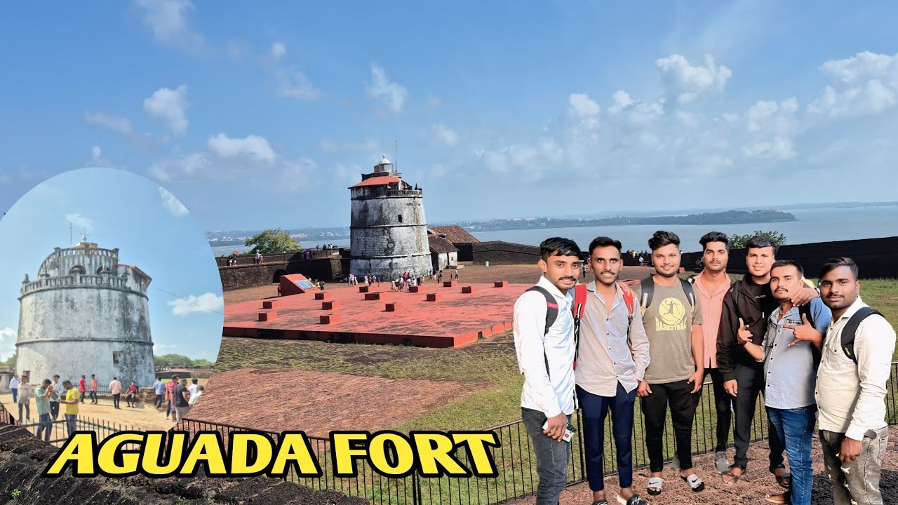 Goa Adventures Exploring Fort Aguada & Sinquerim Beach with My Friend || Krish MT #EP-3