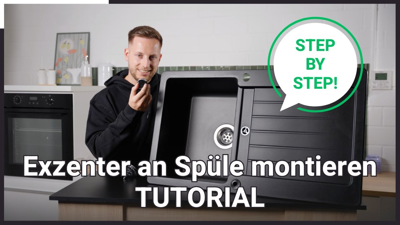 Exzenter richtig an Spüle montieren! | Step-by-Step-TUTORIAL
