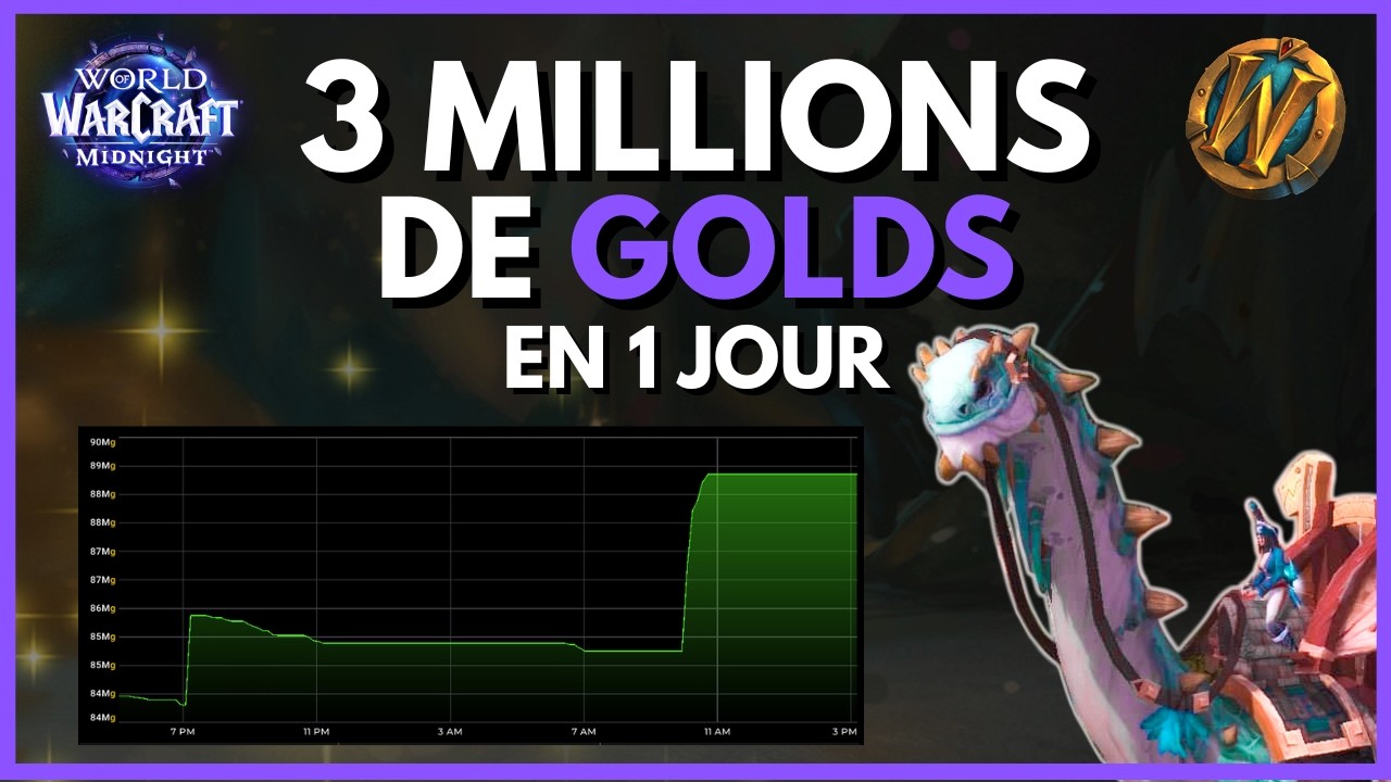 COMMENT FAIRE DES PO À L'INFINI -  WOW GOLD FARMING FR MIDNIGHT