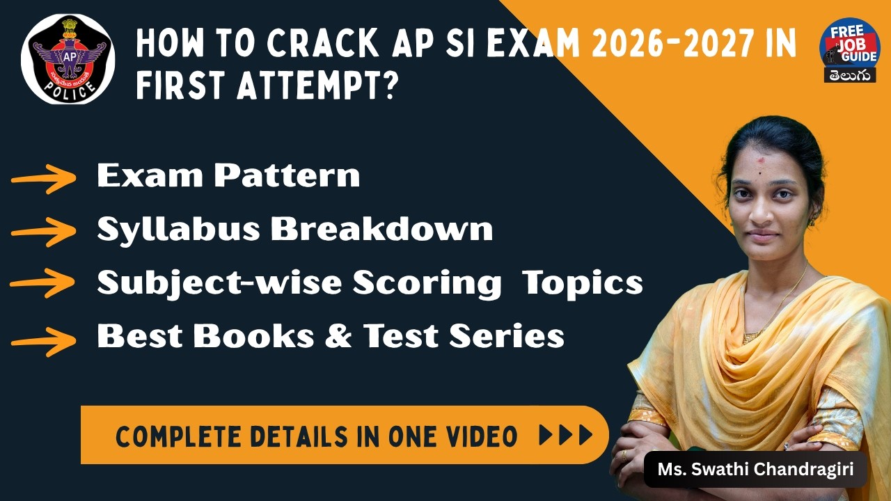 🚨 How to Crack AP Police SI 2026 in First Attempt | Complete Strategy🔥