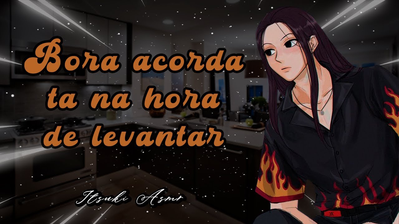 Namorado te acordando pra ir pro colégio ASMR [PT-BR]