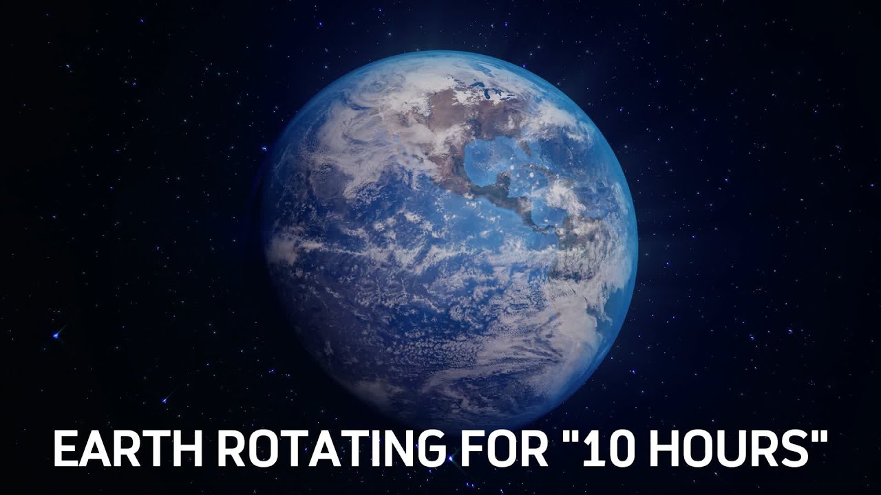 Earth Rotating in Space 🌍 10 Hours of Realistic Planet Earth from Orbit | Continuous Cosmic View
