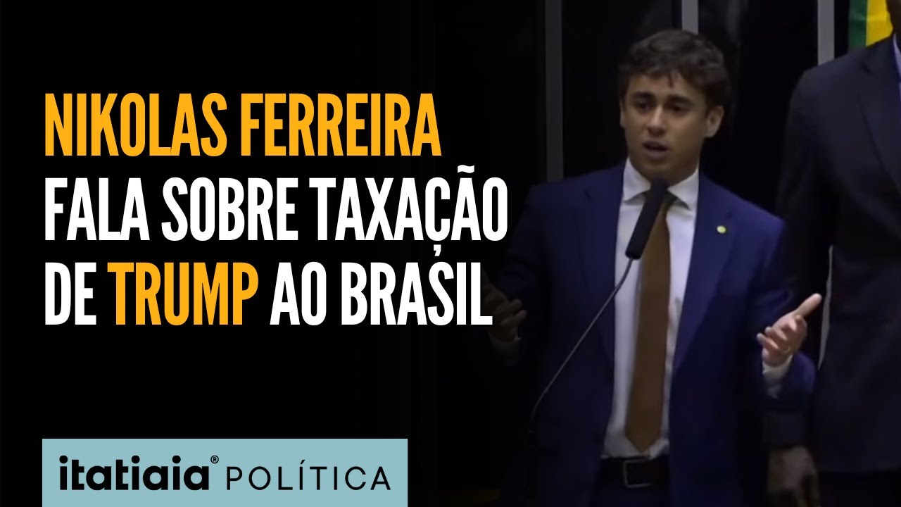 NIKOLAS FERREIRA FALA SOBRE A TAXAÇÃO DE TRUMP SOBRE O BRASIL